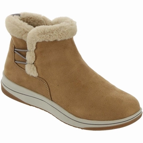 Quiet Sole Sturdy Frame Breeze Fur Womens Faux Fur Lined Ankle Boots