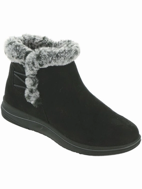Low Profile Winter Walker Breeze Fur Womens Pull-on Casual Ankle Boots