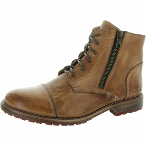 Picnic Hunting Trip Bonnie Womens Distressed Leather Combat Boots