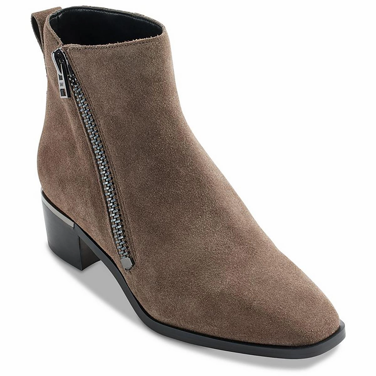 Brenlyn Womens Zipper Suede Ankle Boots Support Cushion Classic Appeal