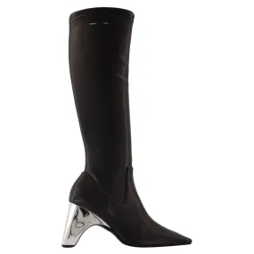 Soft Insole Flexible structure Bridge Stretch Boots - Coperni - Leather - Black