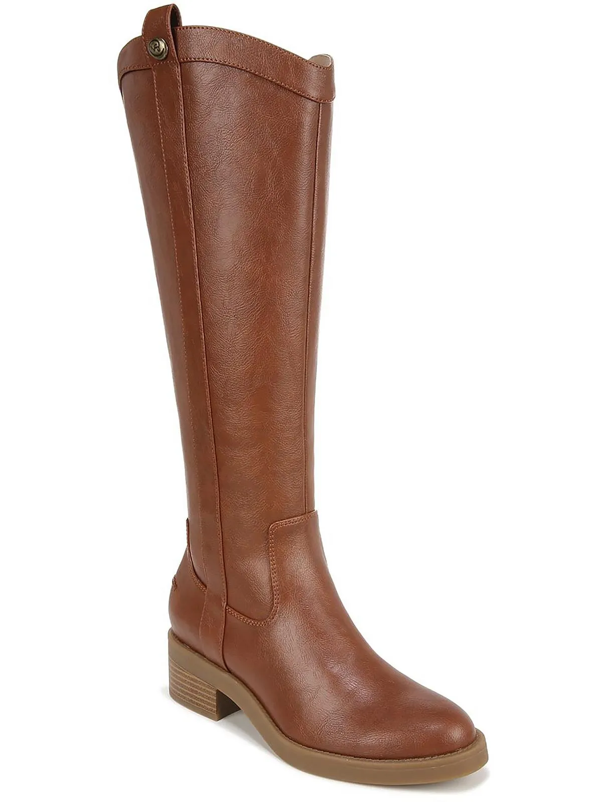 Stylish Footwear Bridgett Womens Faux Leather Wide Calf Knee-High Boots