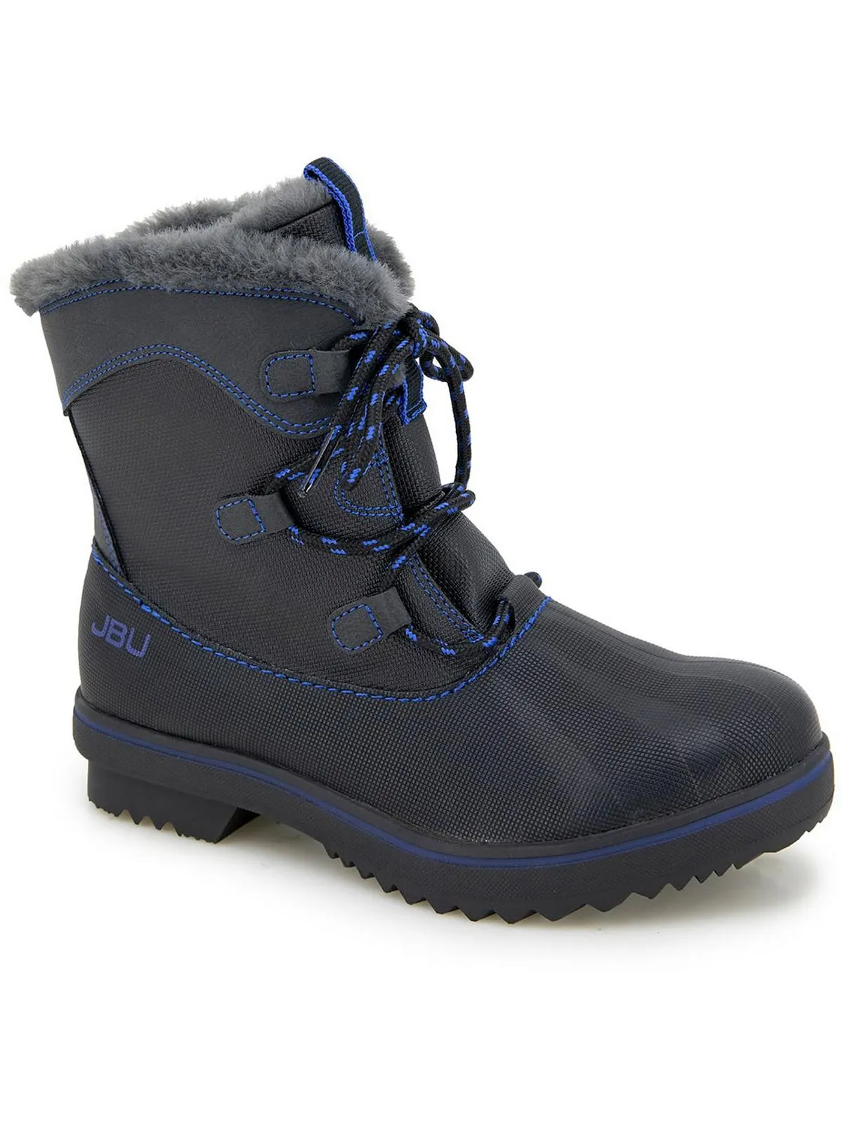 Brisky Womens Faux Leather Cold Weather Winter & Snow Boots City Travel