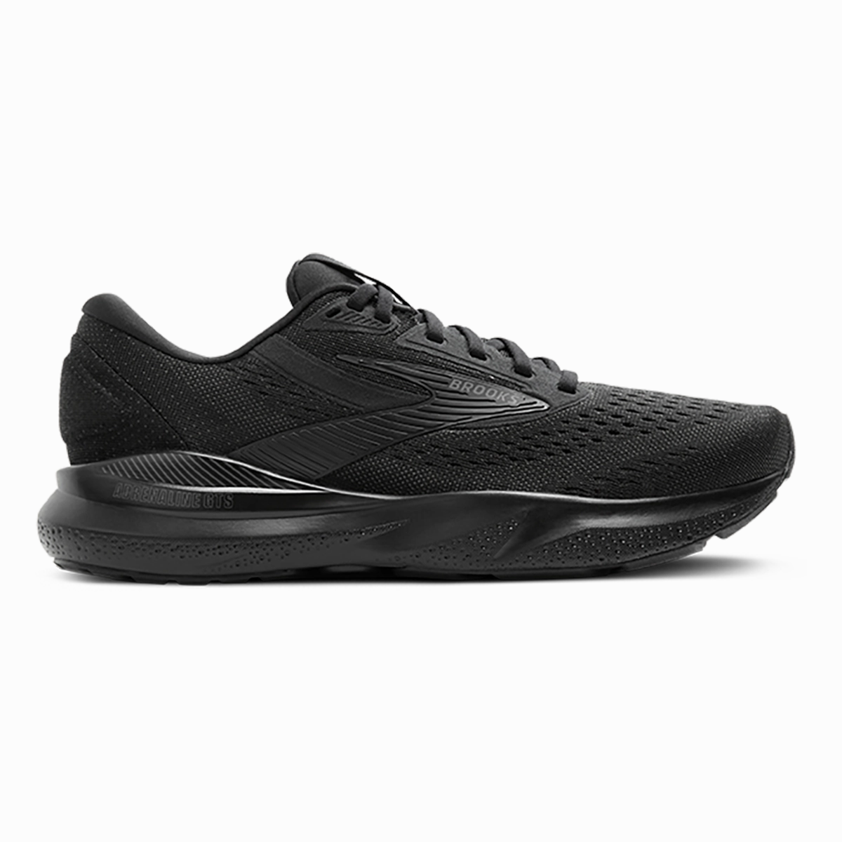 Brooks Adrenaline GTS 24 Black - Black - Ebony plyometric - training color - yellow