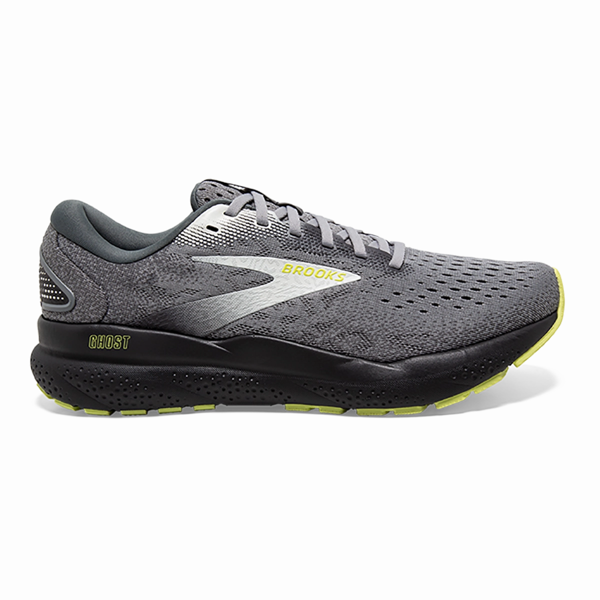 Indoor fitness Brooks Ghost 16 - Primer - Grey - Lime