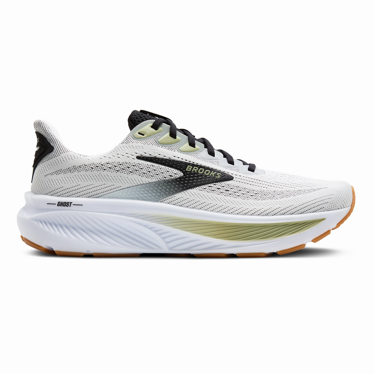 Soft Padding Brooks Ghost 17 White - Black - Tea