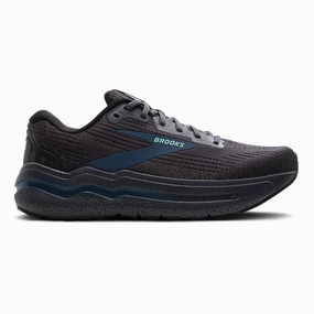 Brooks Ghost Max 2 - Ebony - Cockatoo - Blue Sapphire urban running shoe utilization PU material