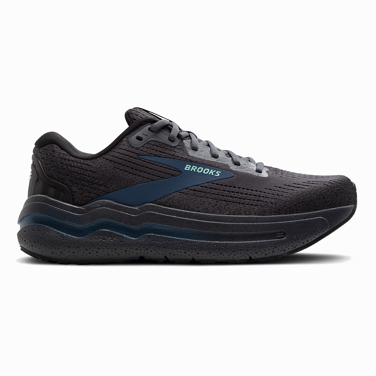 Brooks Ghost Max 2 - Ebony - Cockatoo - Blue Sapphire Beachfront Run