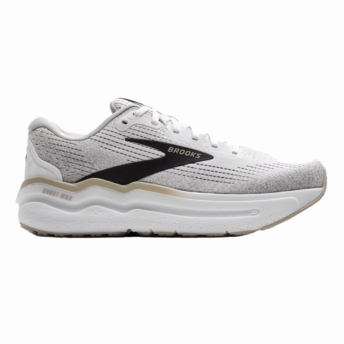 Cost - efficient track - runner Brooks Ghost Max 2 - White - Pelican - Oyster