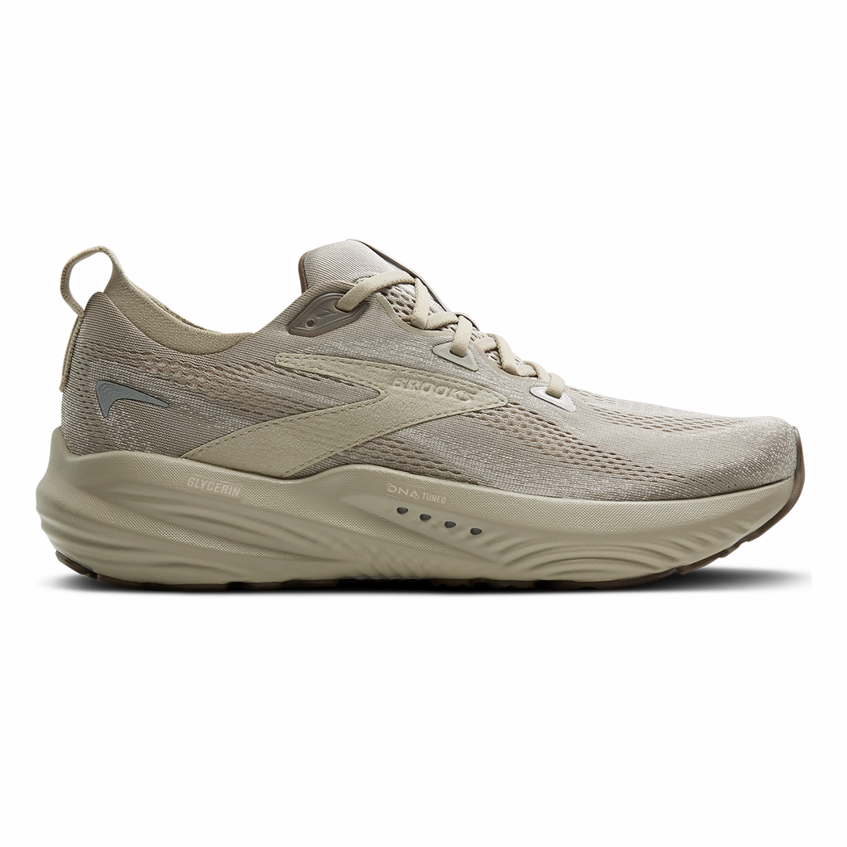 running for sports festivals speed training shoes Brooks Glycerin 22 London Fog - Almond Oil - Falcon