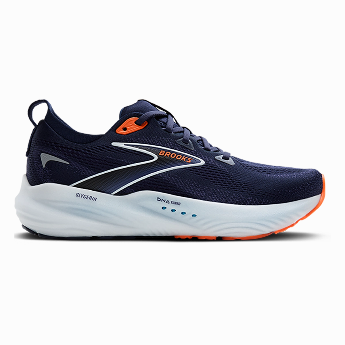 plastic - finish - design shoes Brooks Glycerin 22 Peacoat - Blue Ribbon - Orange