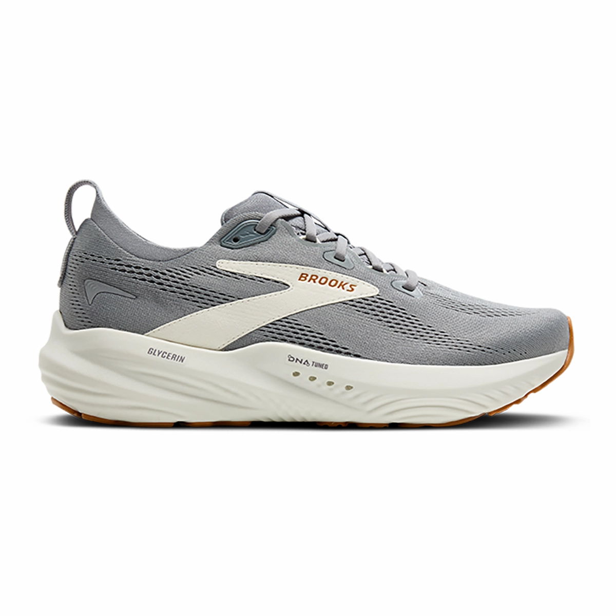 neutral colored shoes Brooks Glycerin 22 Primer Gray - Gray - Honey Ginger