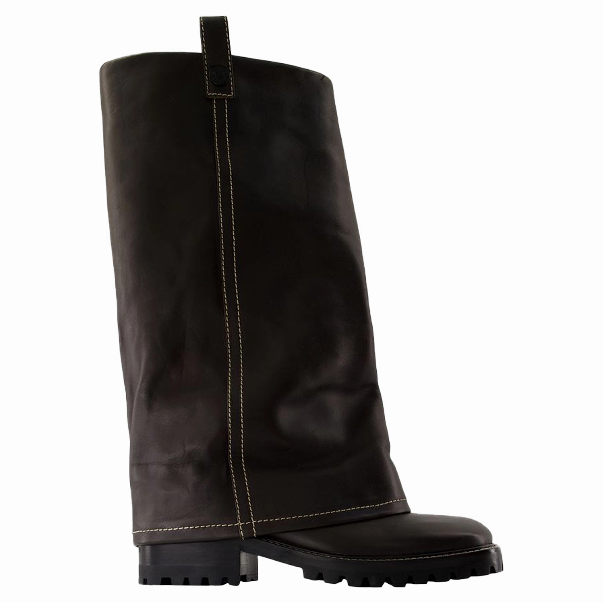 Comfortable Style Buckle boots - Acne Studios - Leather - Brown