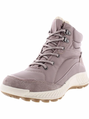 Maine Womens Cozy Lace-Up Winter & Snow Boots Mud Resistant Work Commute Easy Entry
