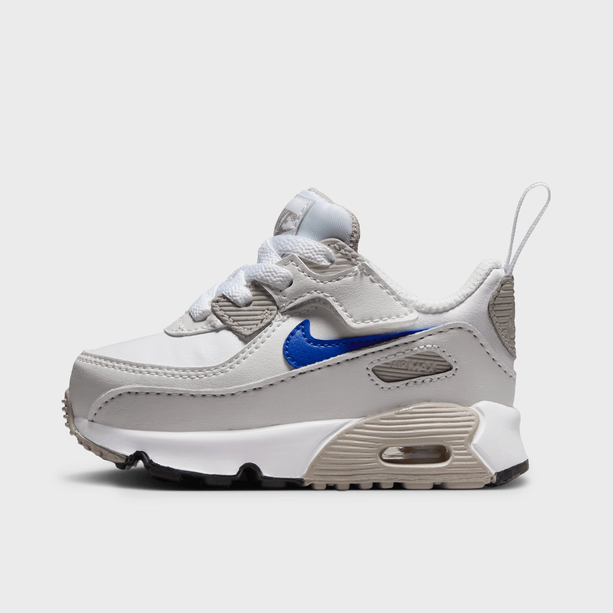 Cliff Jog Soft Landing Nike Air Max 90 EasyOn TD White / Racer Blue - College Grey