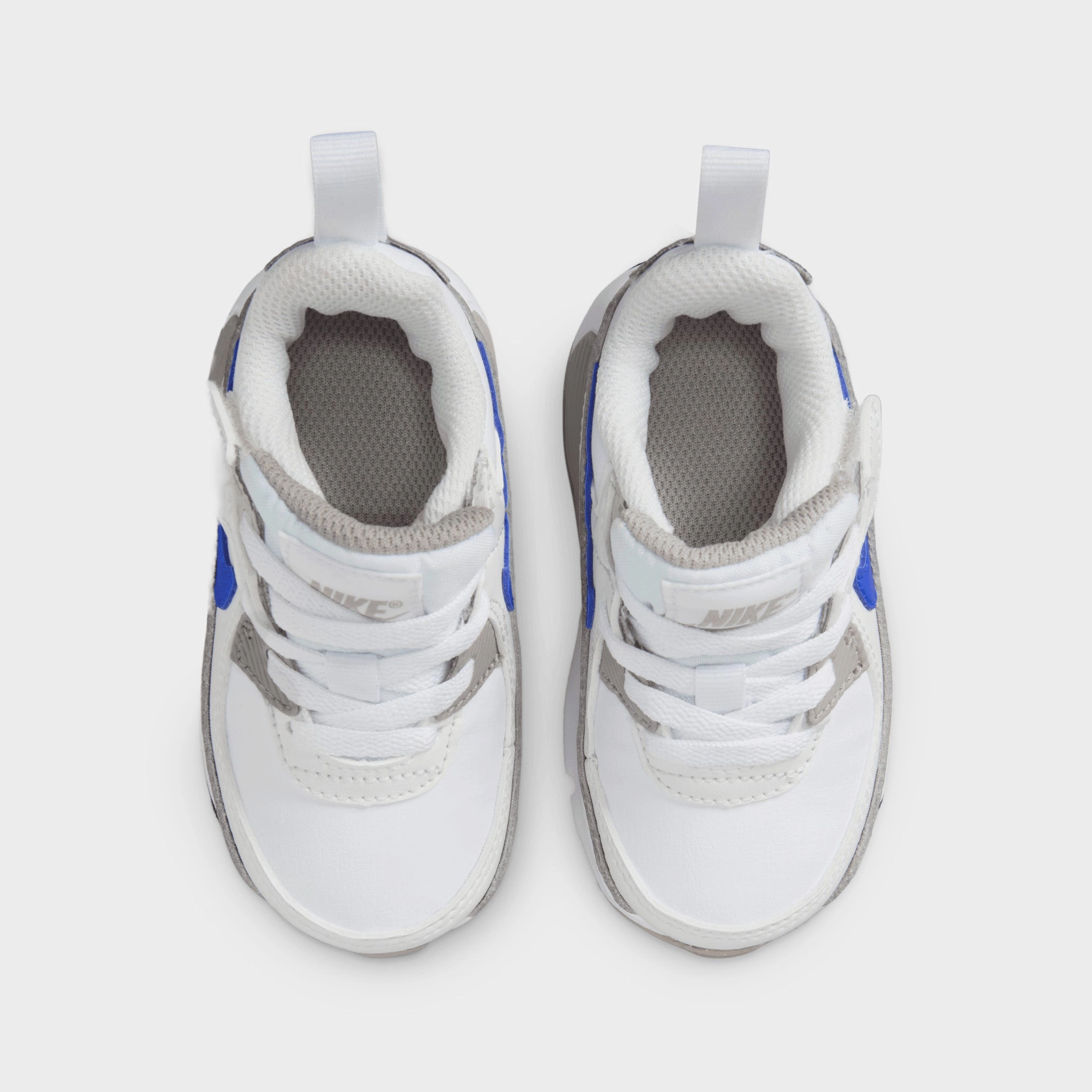 Stitch Free Nike Air Max 90 EasyOn TD White / Racer Blue - College Grey