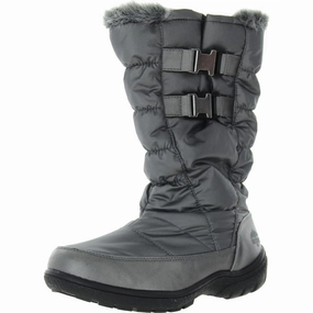 Bunny Womens Faux Fur Lined Faux Fur Winter & Snow Boots Classic Comfort