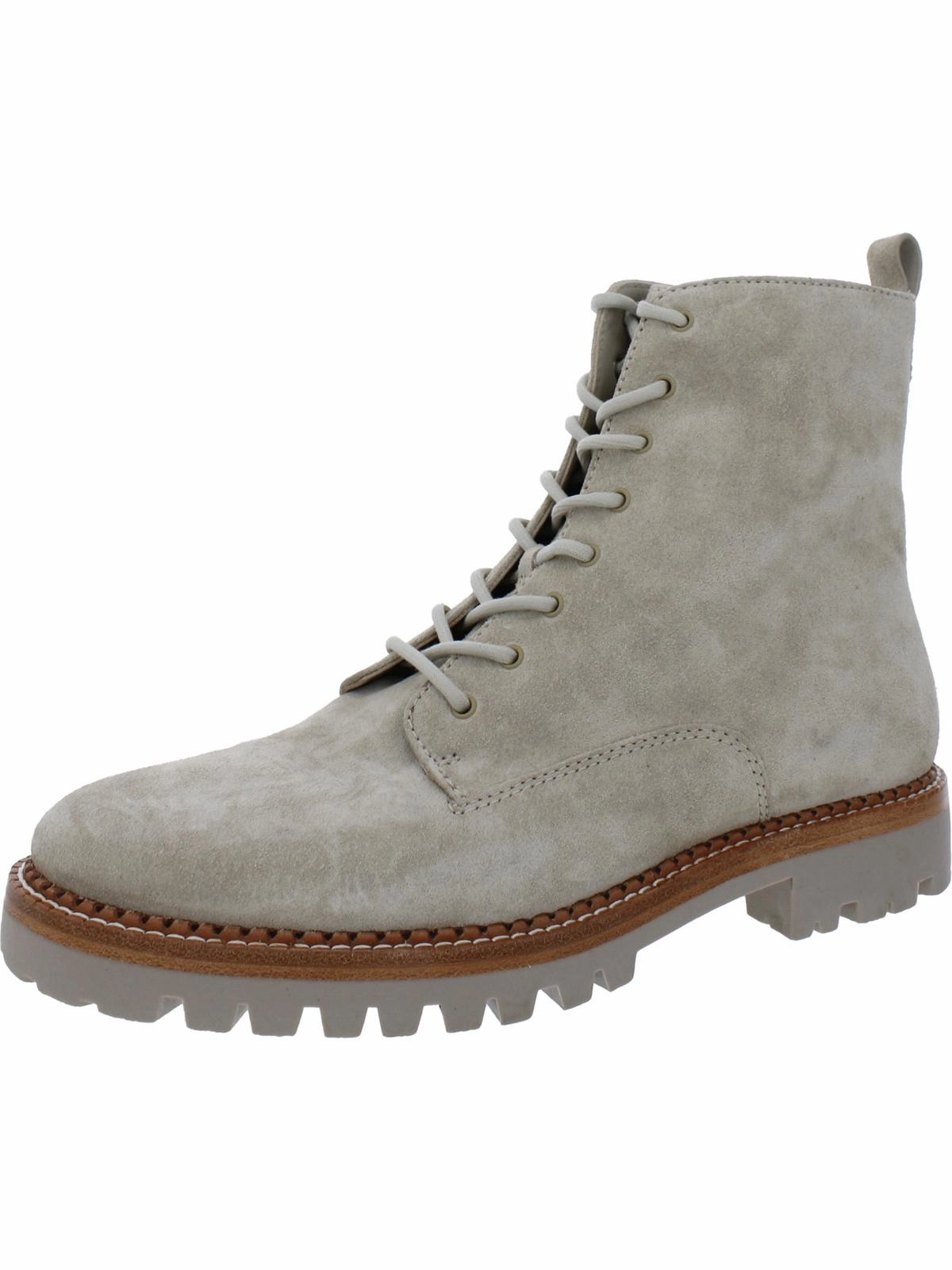 Cabria Lug Womens Zipper Water Repellent Combat & Lace-up Boots Rugged Built Snowy Path