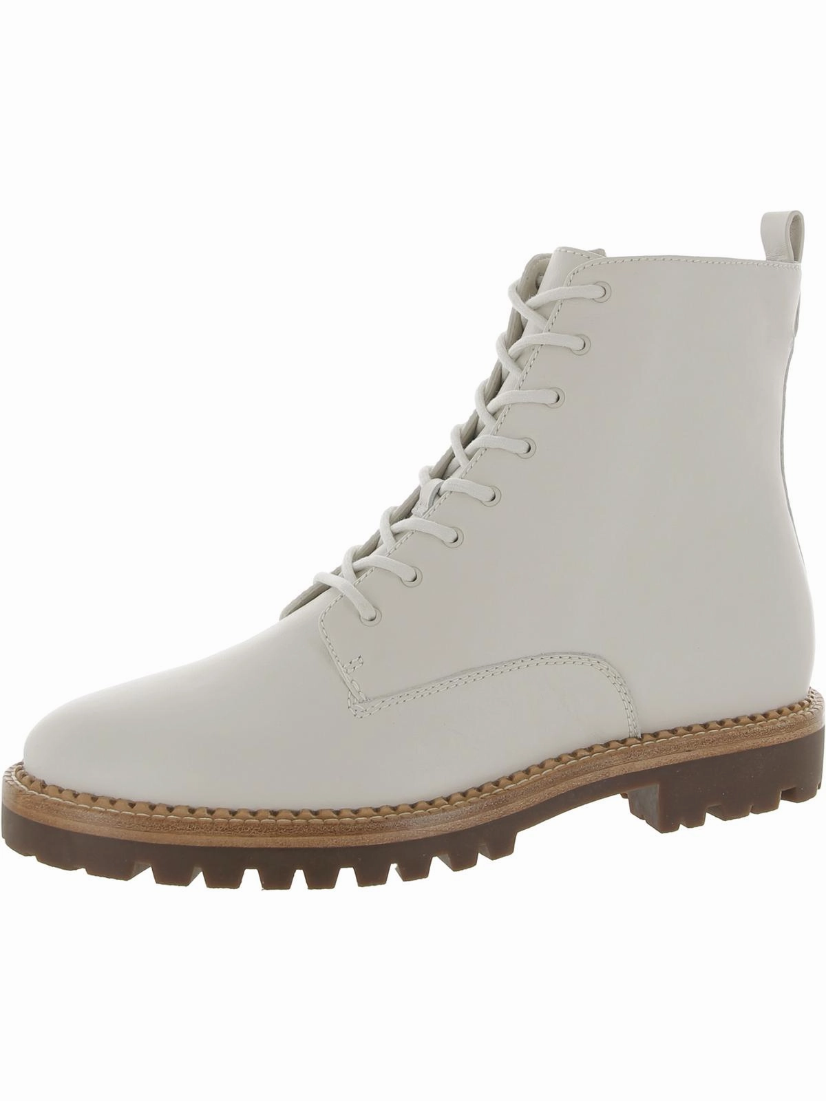 Brown Earth Pull-on style Cabria Lug Womens Zipper Water Repellent Combat & Lace-up Boots