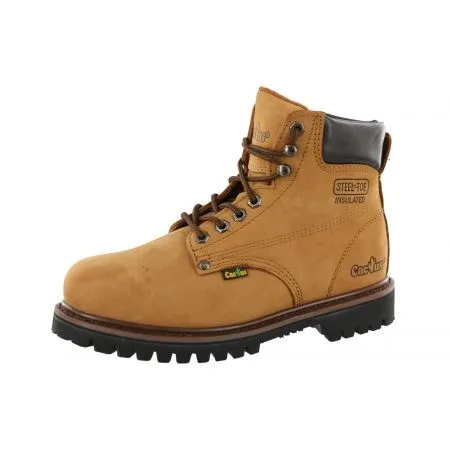 Cactus Mens Safety Steel Toe Oil Resistant High Top Work Boots 611s Rugged Built Winter Walker Eco Material Rural Traveler