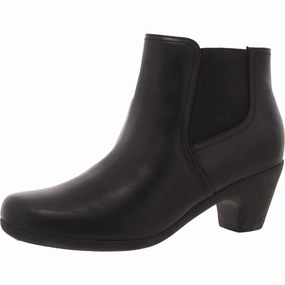 Low Top Climate Friendly Caelan Womens Zipper Faux Leather Booties