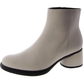 CAL CAIRE Womens Leather Zipper Ankle Boots Storm Mode Construction Worker