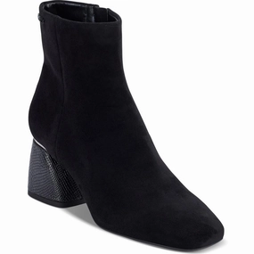 Work Bootie Cut CALEENA Womens Faux Suede Ankle Boots