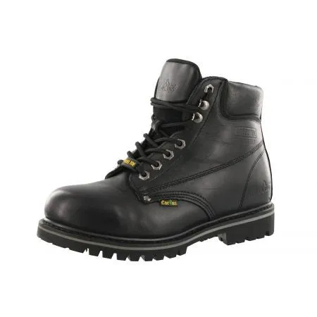 Cactus Men Black Steel Toe Work Boots Oil Resistant 622S Reinforced toe Moisture wicking