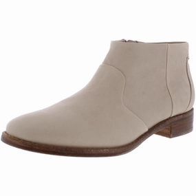 Carla Womens Leather Block Heel Booties Breathable Urban Traveler Modern