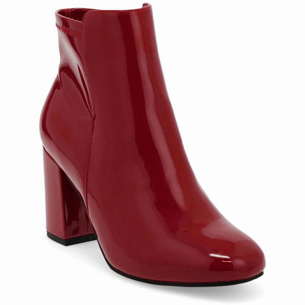 Carla Womens Zipper Heels Ankle Boots Thick Lining Quick Fit