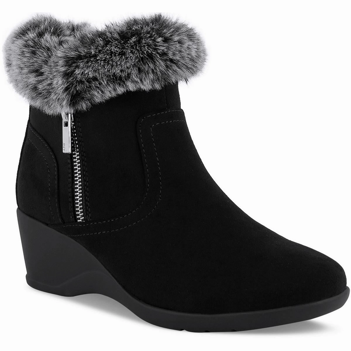Performance Focus Date Ready Carleen Womens Faux Fur Lined Manmade Winter & Snow Boots