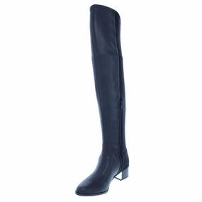 Love Pair Carney Womens Mixed Media Dress Over-The-Knee Boots