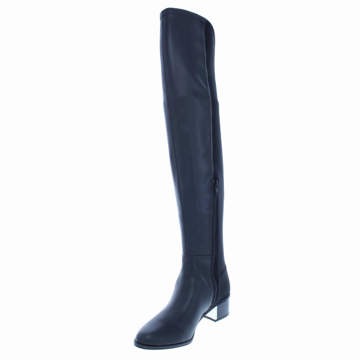 Love Pair Carney Womens Mixed Media Dress Over-The-Knee Boots