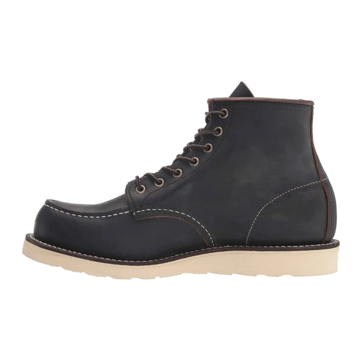 High-Performance Footwear Red Wing Men's 6-Inch Classic Moc 8849 Black Prairie Leather