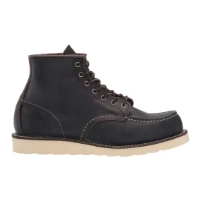 Rain Adventure Shopping Mall Red Wing Men's 6-Inch Classic Moc 8849 Black Prairie Leather