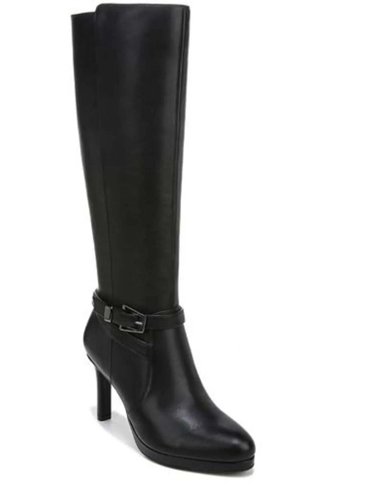 Earth Tones Long Hike Taelynn Womens Zipper Belted Knee-High Boots