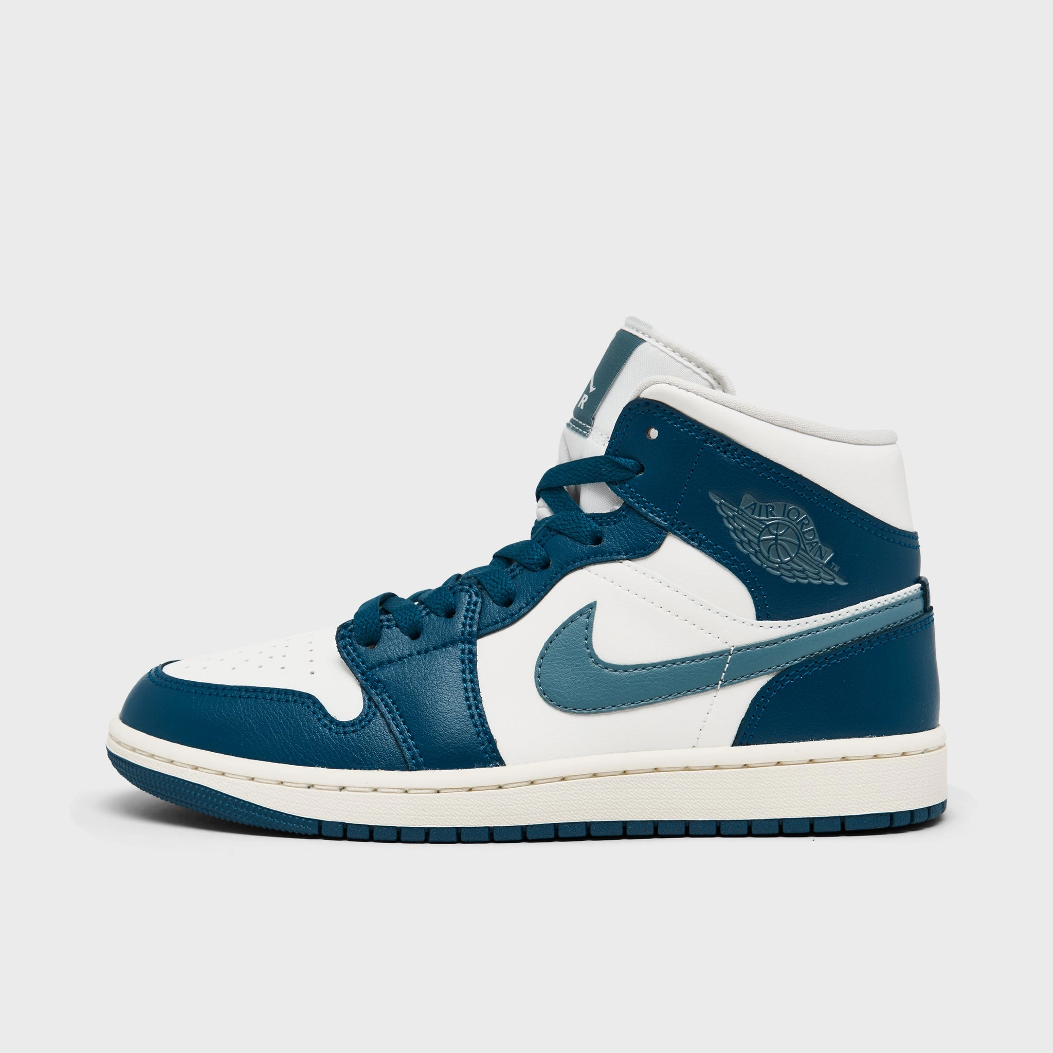 Pro Speed Comfort Fit Jordan Women's 1 Mid Sky J French Blue / Sail - Ozone Blue