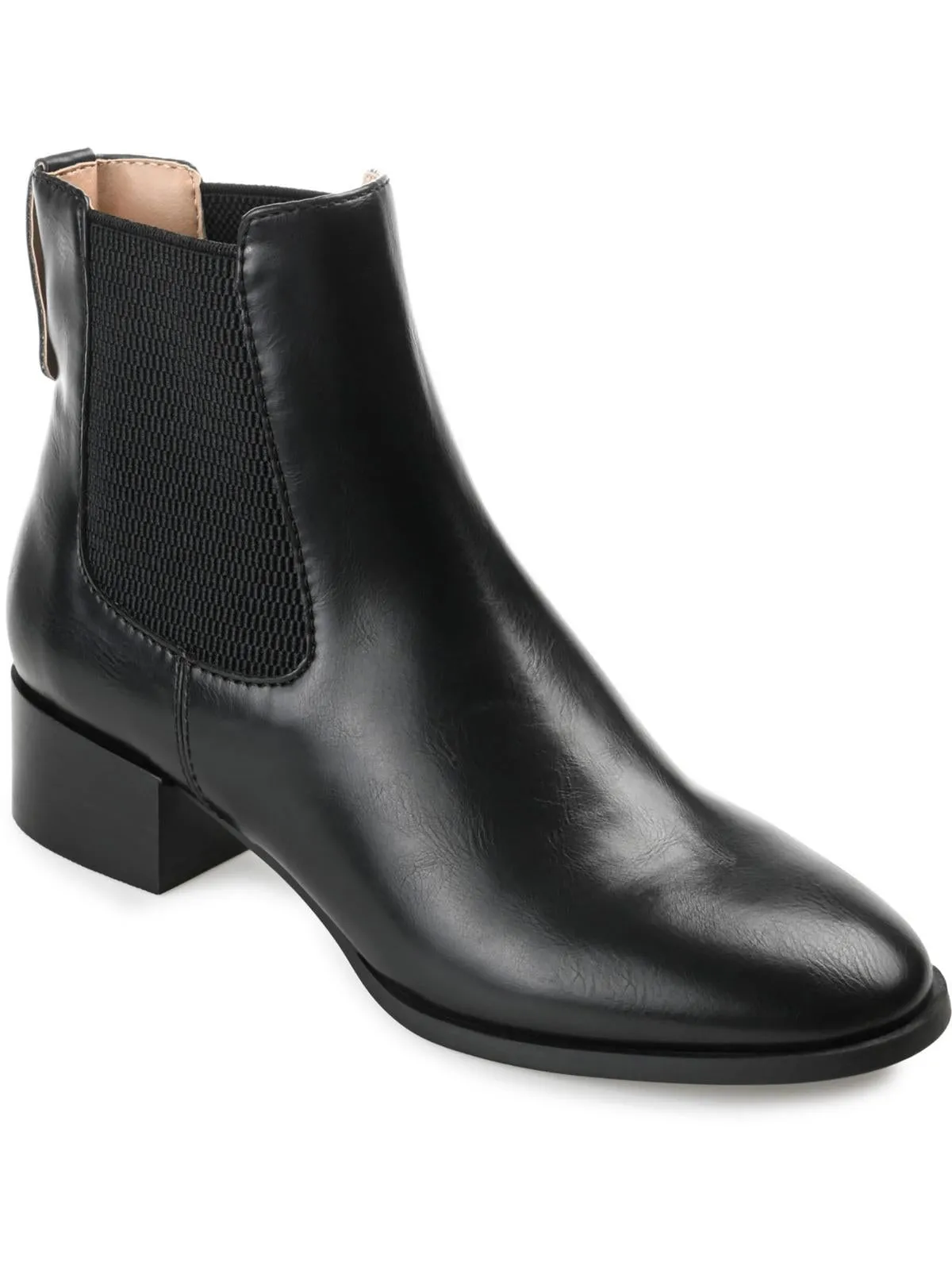 Farm Life Chayse Womens Faux Leather Pull On Chelsea Boots