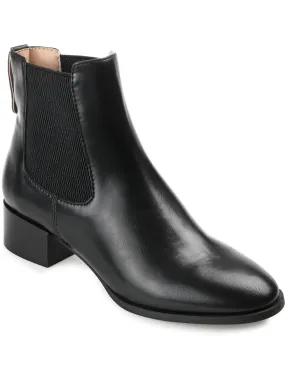 Farm Life Chayse Womens Faux Leather Pull On Chelsea Boots