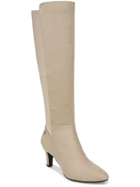 Hard Trail Outdoor Adventure Gracie Womens Faux Suede Heels Knee-High Boots