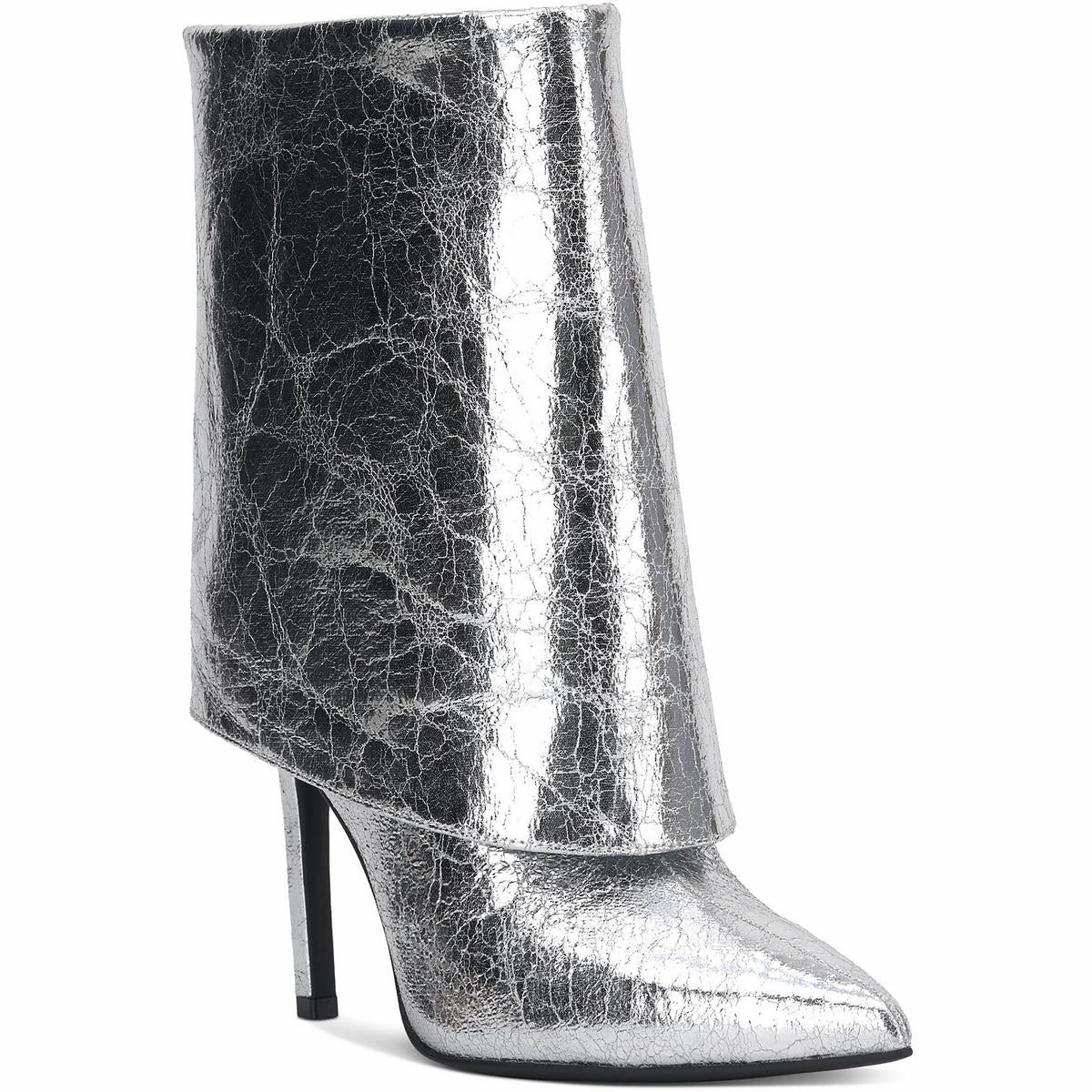 SABEEL Womens Cuffed Manmade Booties Cushioned heel Rough Trail