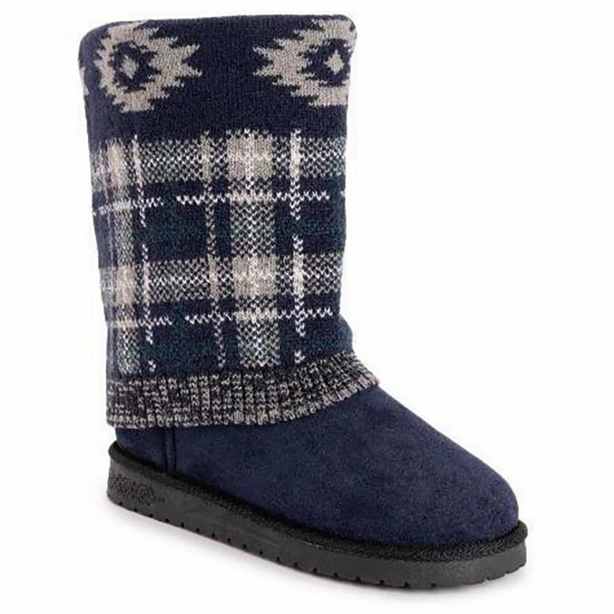 Quick Drying Functional Minimalist Travel Easy Cheryl Womens Knit Faux Suede Winter & Snow Boots