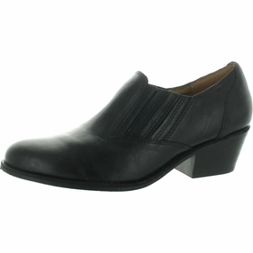 Flexible Comfort Womens Padded Insole Leather Booties