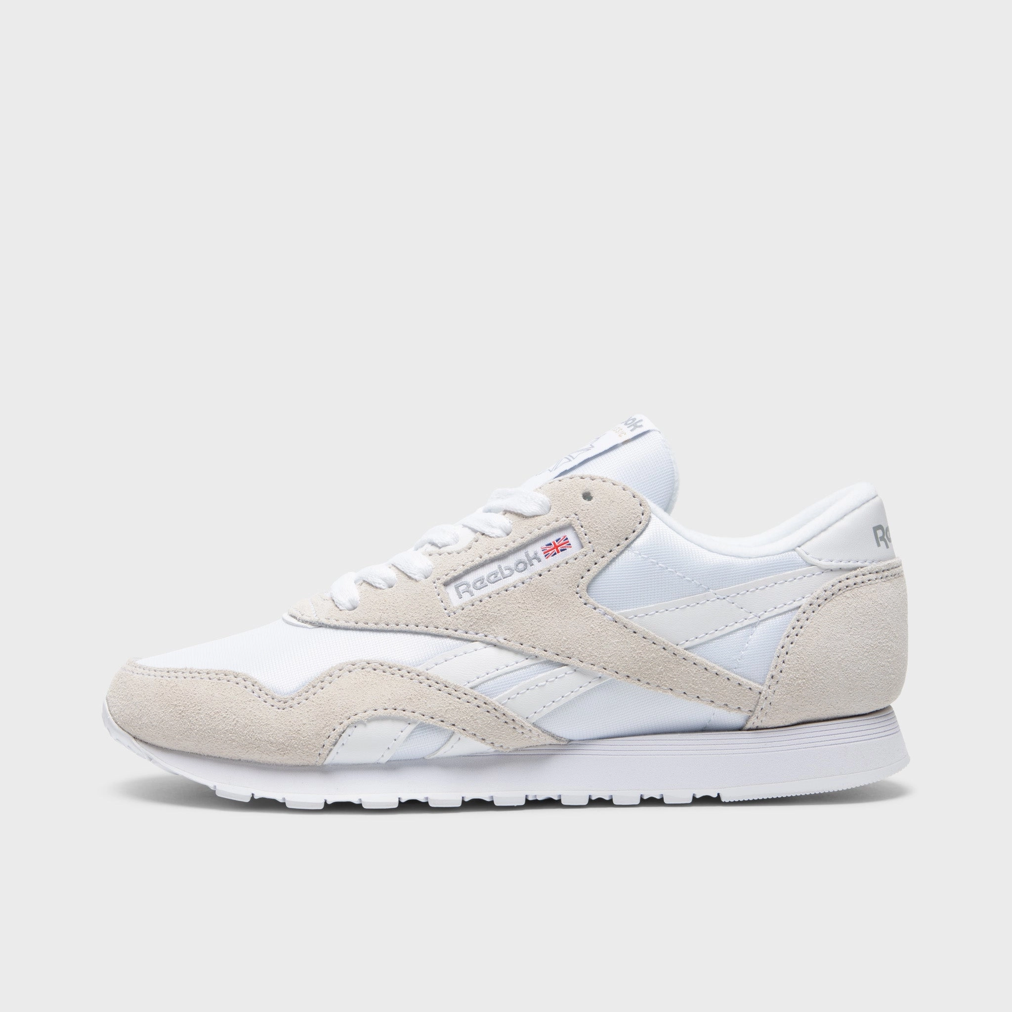 Foot Friendly Fast Comfort Reebok Women's Classic Nylon White / Grey