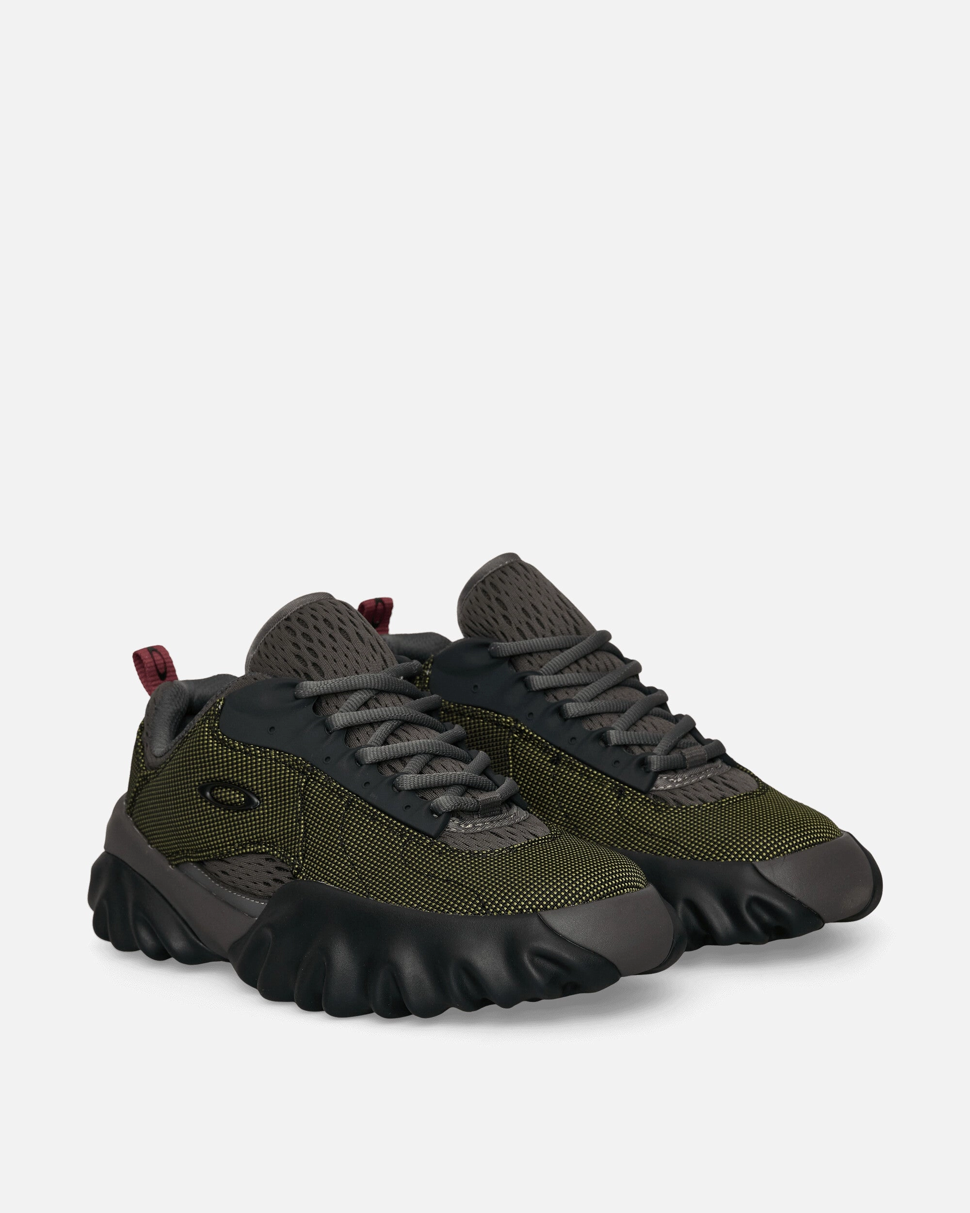 Breathable Airflow Design Durable Binding Chop Saw Sneakers Graphite / Green