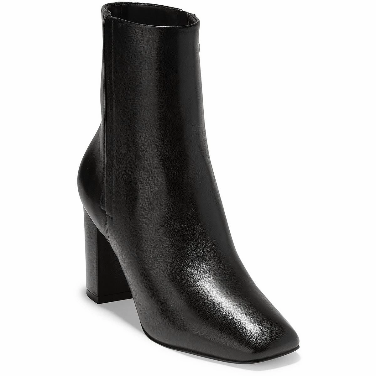 Every Condition Padded collar Chrystie Womens Leather Square Toe Mid-Calf Boots