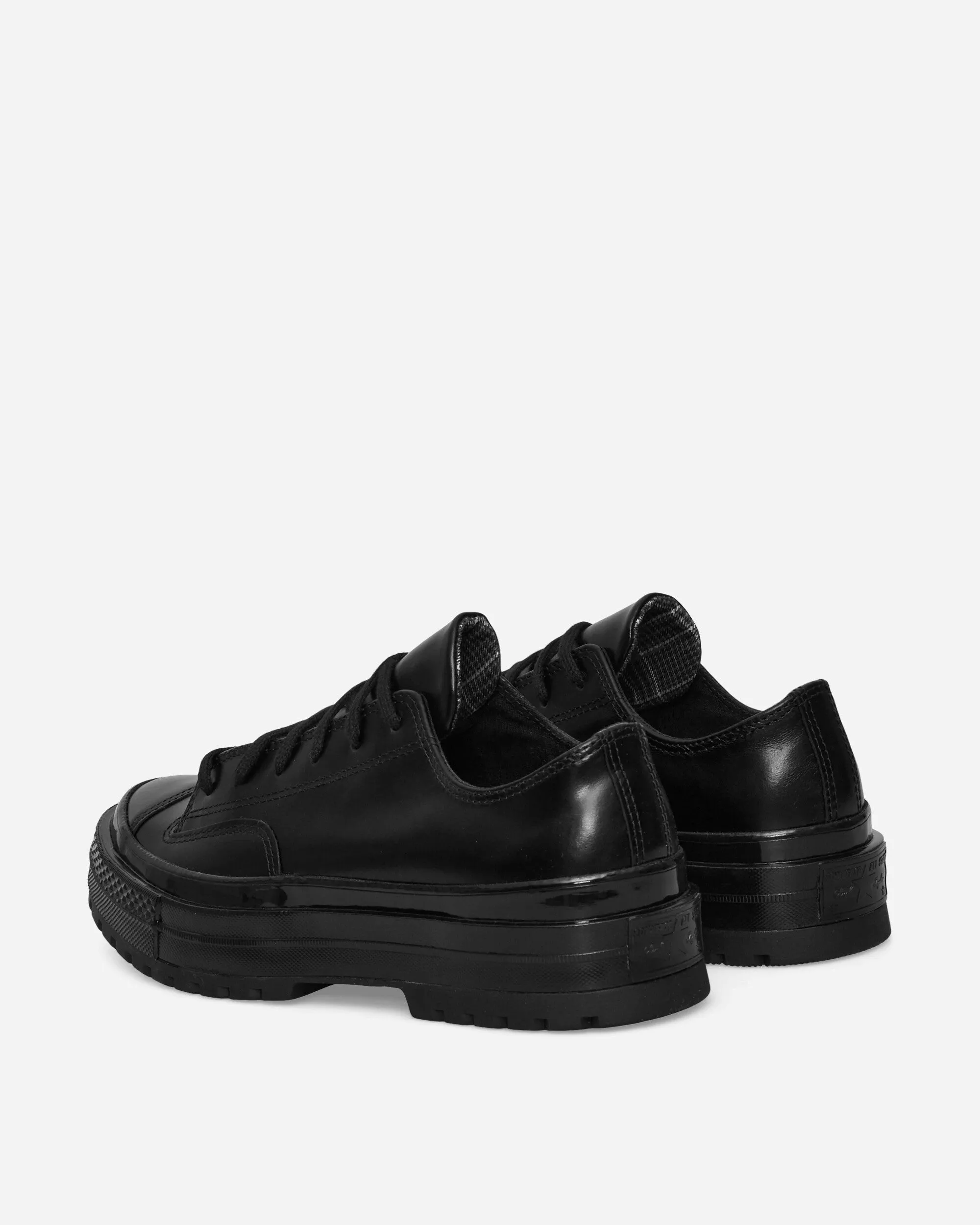 Thermal Insulation Layer Cushion Line Chuck 70 National Leather Sneakers Black