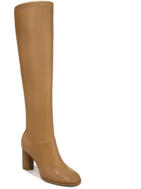 Cindy Womens Faux Leather Tall Knee-High Boots Everyday Comfort Eco Material Outdoor Explorer
