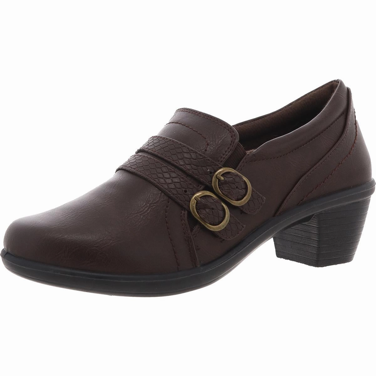 Long Hike Military Style Womens Zipper Faux Leather Shooties