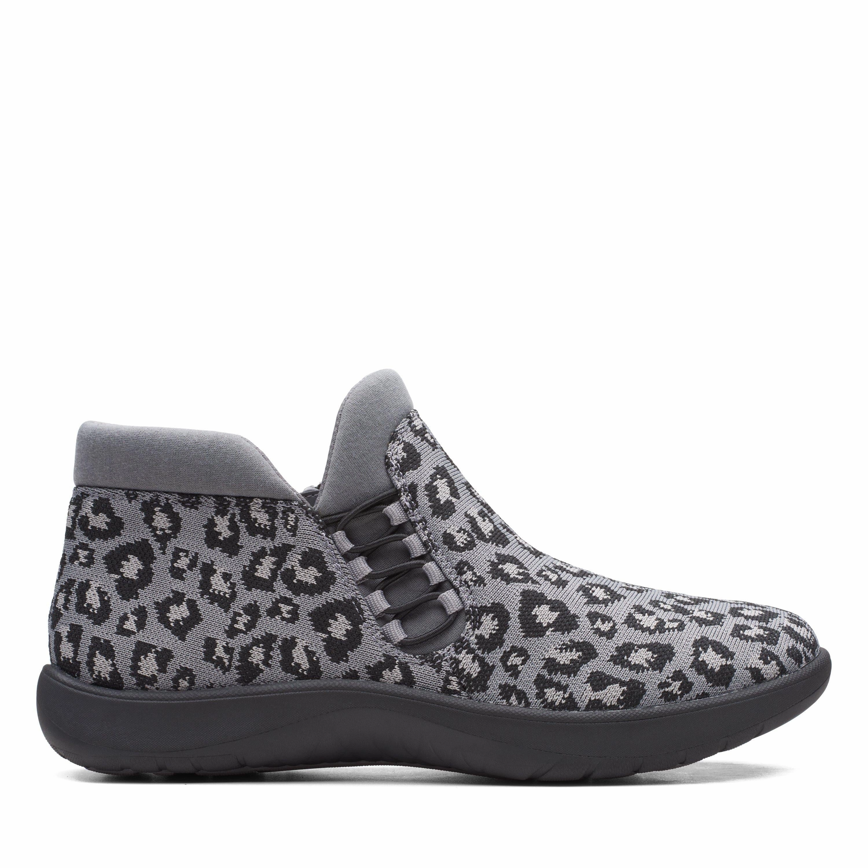 Clarks Adella Pine in Grey Synthetic Statement Piece